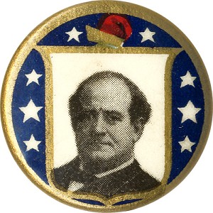 William Jennings Bryan | Liberty cap portrait button (1908)